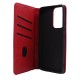  LEATHER FLIP COVER WITH INTERNAL POCKET AND CARD HOLDER FOR SAMSUNG A23 4G RED.